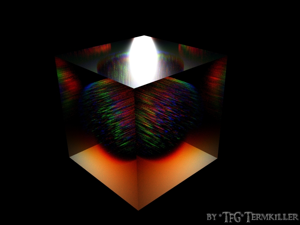 the lit cube