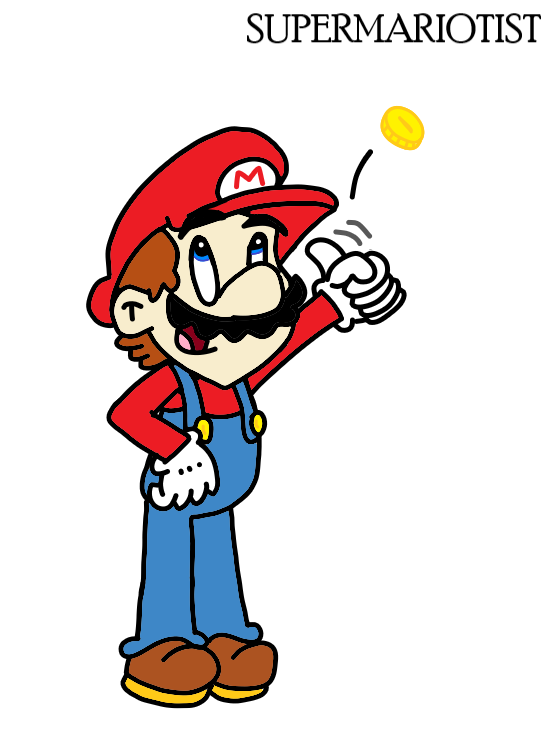 Coin Mario Deviantart Mario flipping a coin by SUPERMARIOTIST on DeviantArt
