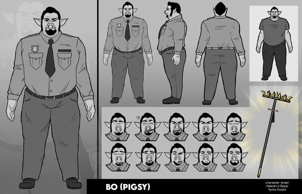 Pigsy Character Sheet Heaven's Equal by TychoDorian on DeviantArt