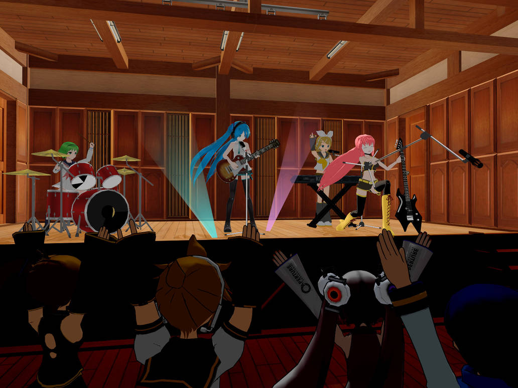 MMD - First concert by Wampa842 on DeviantArt