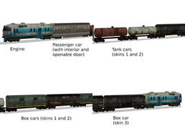 Half-Life 2 trains in MMD (possible download?)