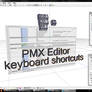 PMX Editor keyboard shortcuts