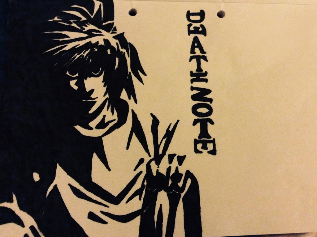 Deviantart La Note Death Note - L by ChristheLancer1997 on DeviantArt
