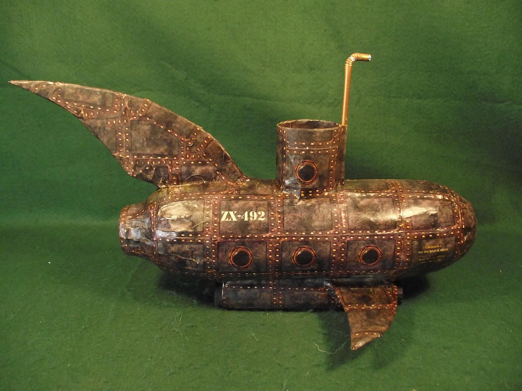 Nautilus Class Kraken Hunter Steampunk Submarine by Kuriologist