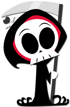 Chibi-fied Grim Reaper