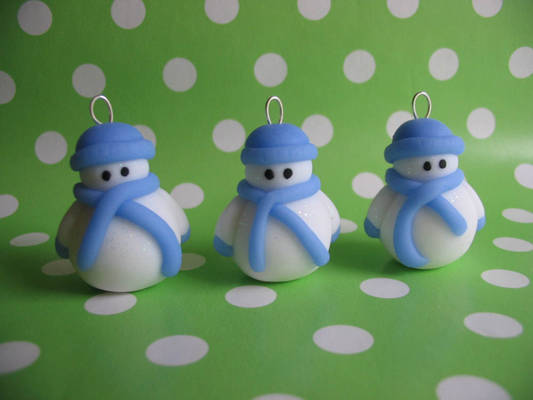 Snowman charms