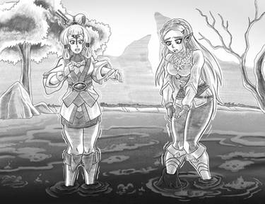 Zelda and Paya in Peril Together