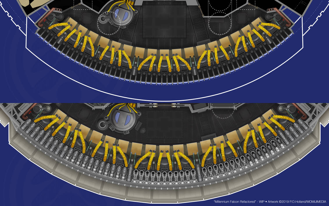 Millennium Falcon Refactored - Engines Comparison by Phaeton99 on ...
