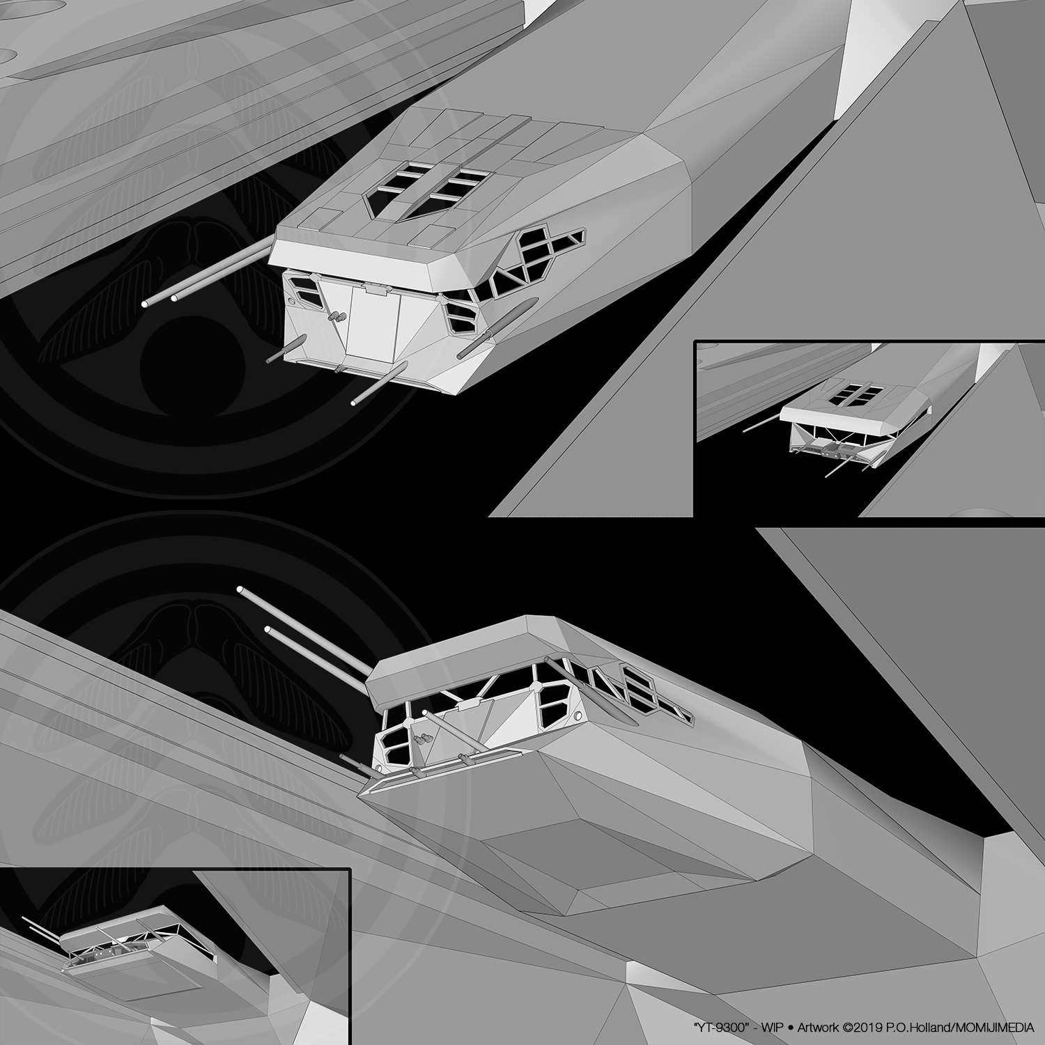 Packet Freighter YT-9300 Heavy Packet Freighter WIP - Bridge by Phaeton99 on DeviantArt