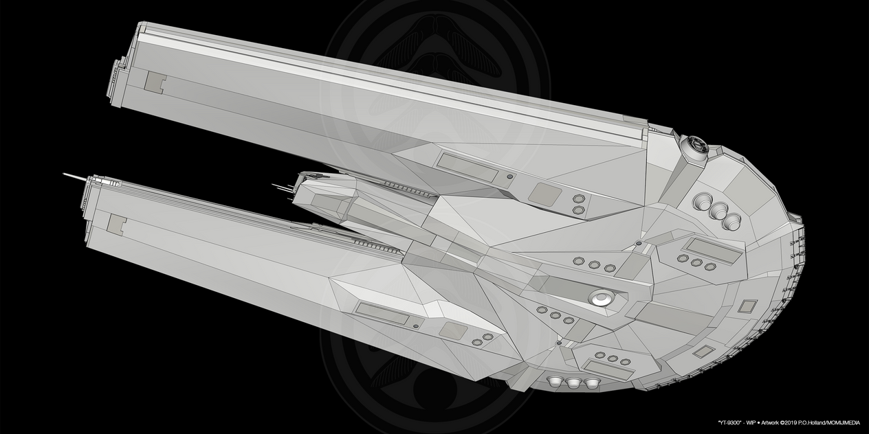 Packet Freighter YT-9300 Heavy Packet Freighter WIP - Ventral by Phaeton99 on DeviantArt