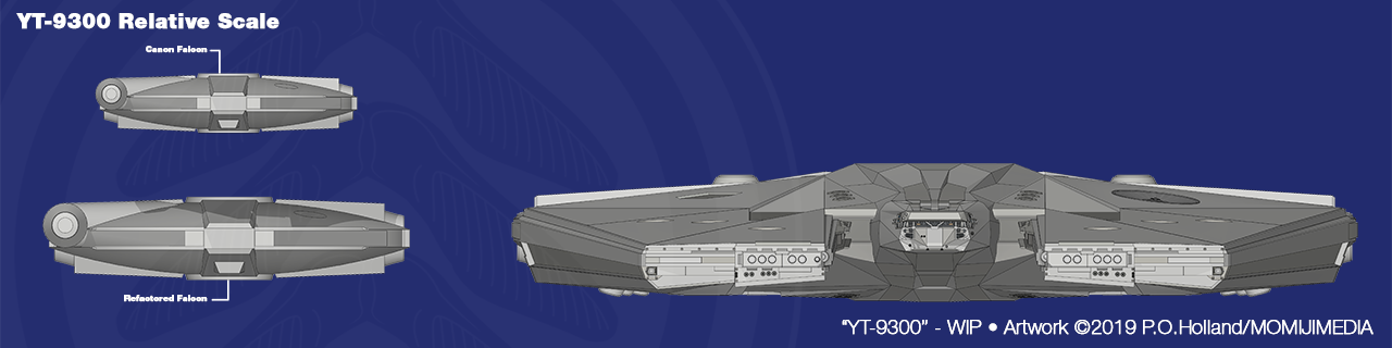 Packet Freighter YT-9300 Heavy Packet Freighter - Relative Scale 2 by Phaeton99 on ...