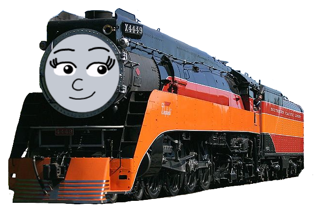 Deviantart Sp Train Shasta Daylight the Southern Pacific 4449 by UP844TF22-Production on ...