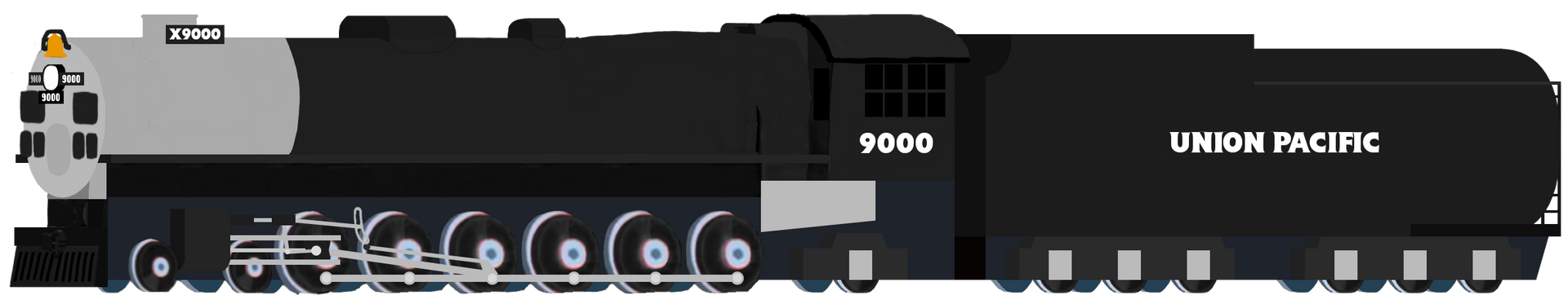 All Engines Go Union Pacific 9000 by UP844TrainFans2022 on DeviantArt