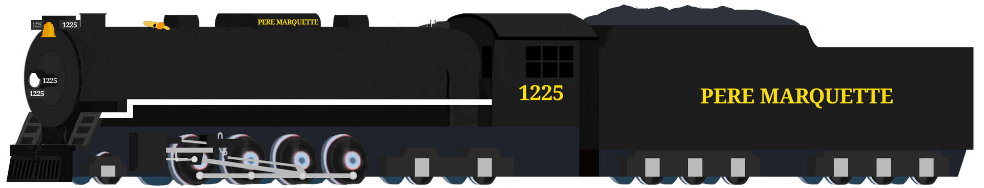 1225 All Engines Go Pere Marquette 1225 by UP844TF22-Production on DeviantArt