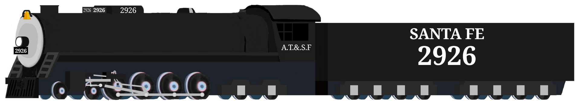 All Engines Go Santa Fe 2926 by UP844TF22-Production on DeviantArt