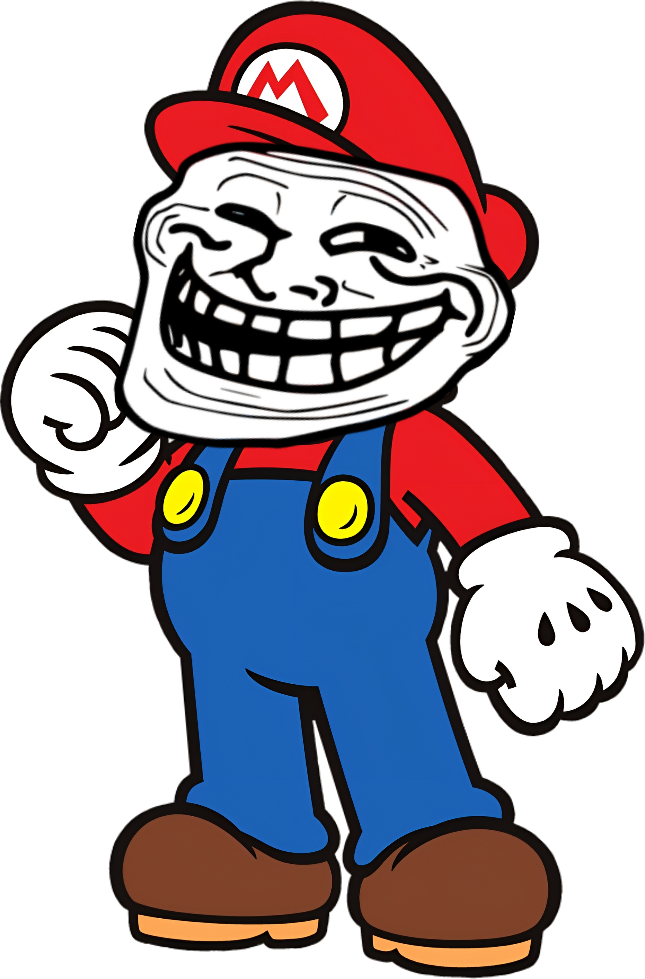 Mario with Troll Face 4 by UP844TrainFans2022 on DeviantArt