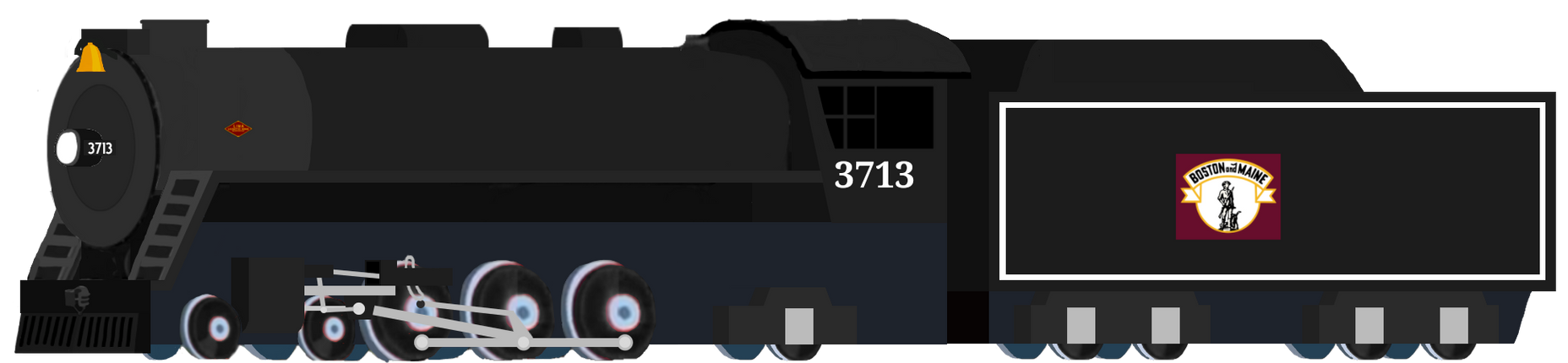 All Engines Go Boston and Maine 3713 by UP844TF22-Production on DeviantArt