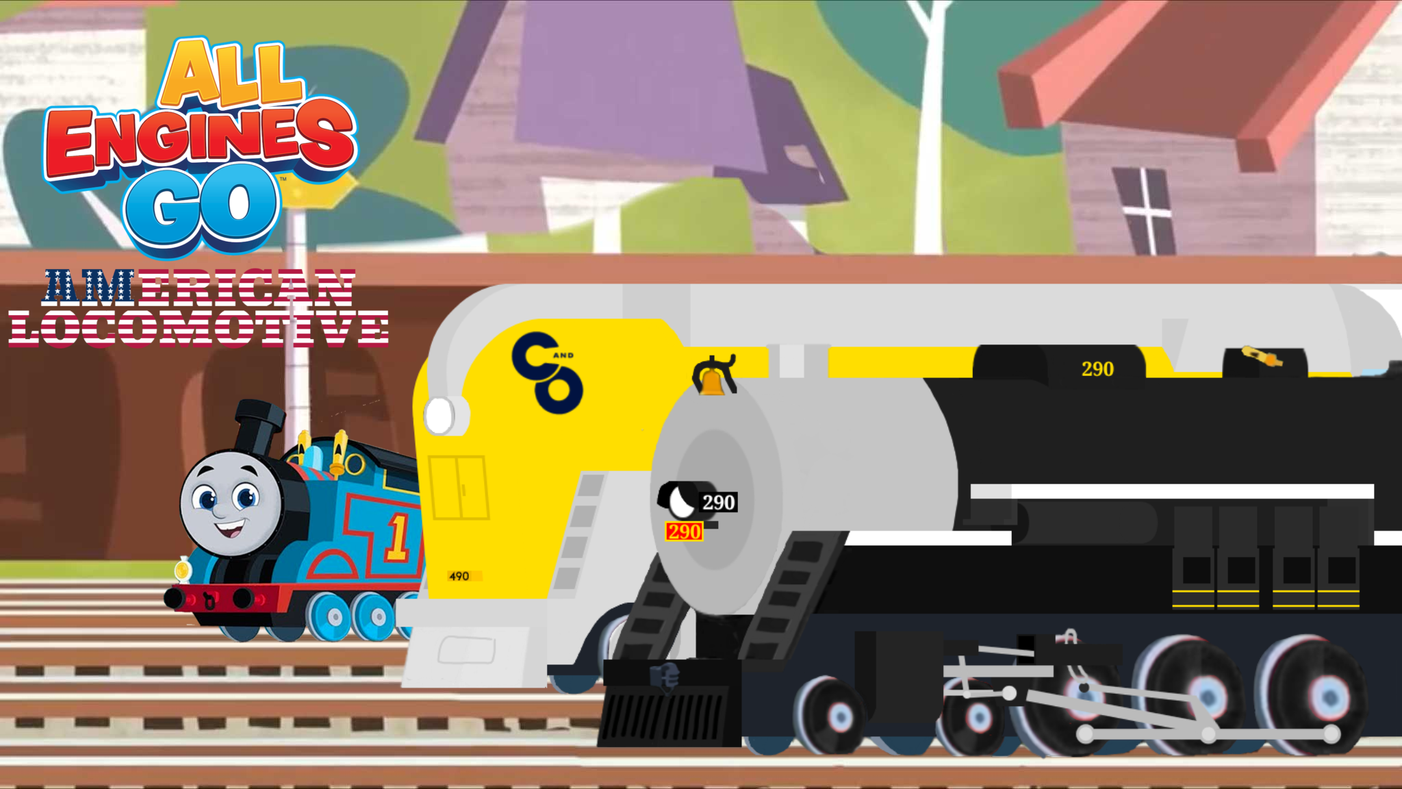 All Engines Go Thomas meets US Locomotive by UP844TF22-Production on ...