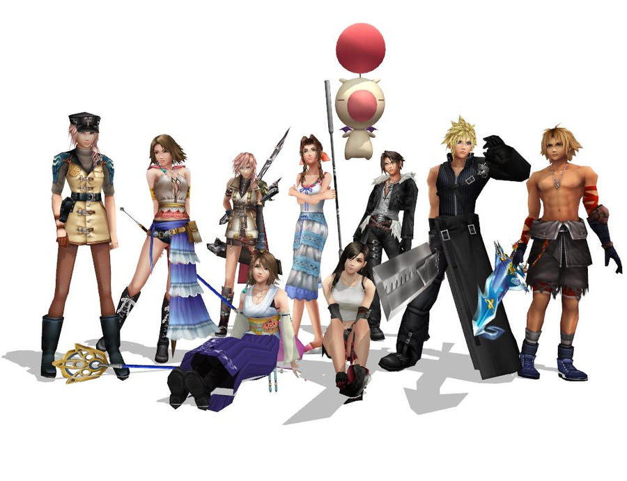 MMD Models Final Fantasy by LmyneccyChan on DeviantArt