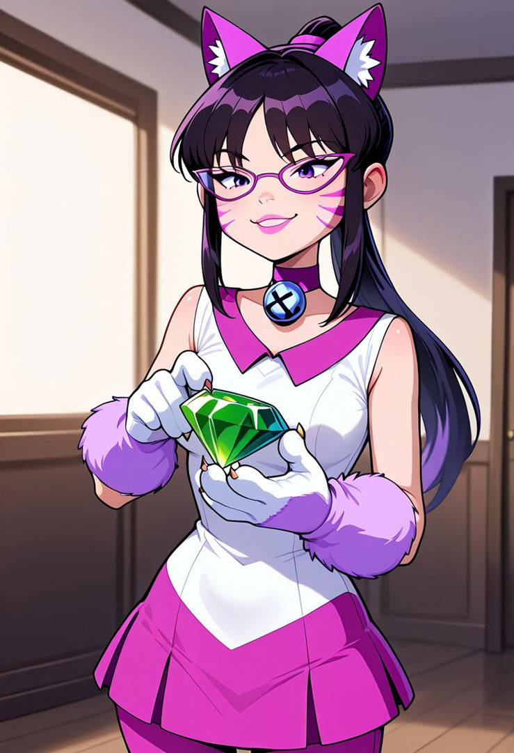 Chan Ruler Nyancy Chan stole the Chaos Emerald by MRULER on DeviantArt