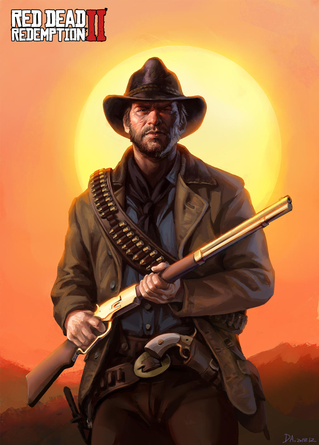 Arthur Morgan - Red Dead Redemption - Fan Art - Stradu Studios