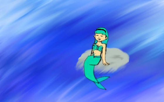 Weird Mermaid in the Water :D