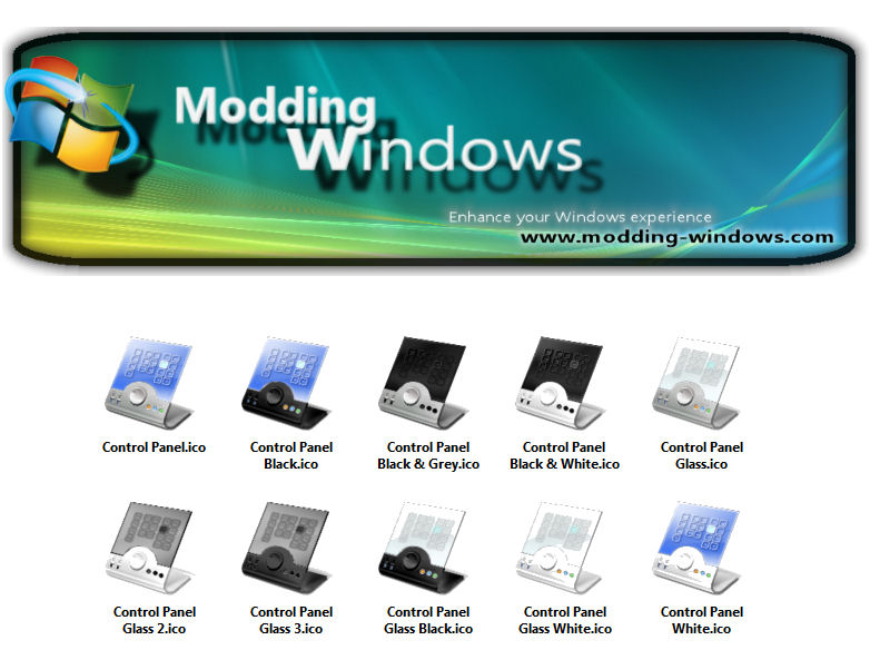 vista control panel icons by 4d system