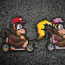 Hama ~ Mario Kart ~ Diddy And Dixie Kong