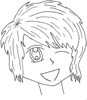 Billy Beckett Anime-Uncolored