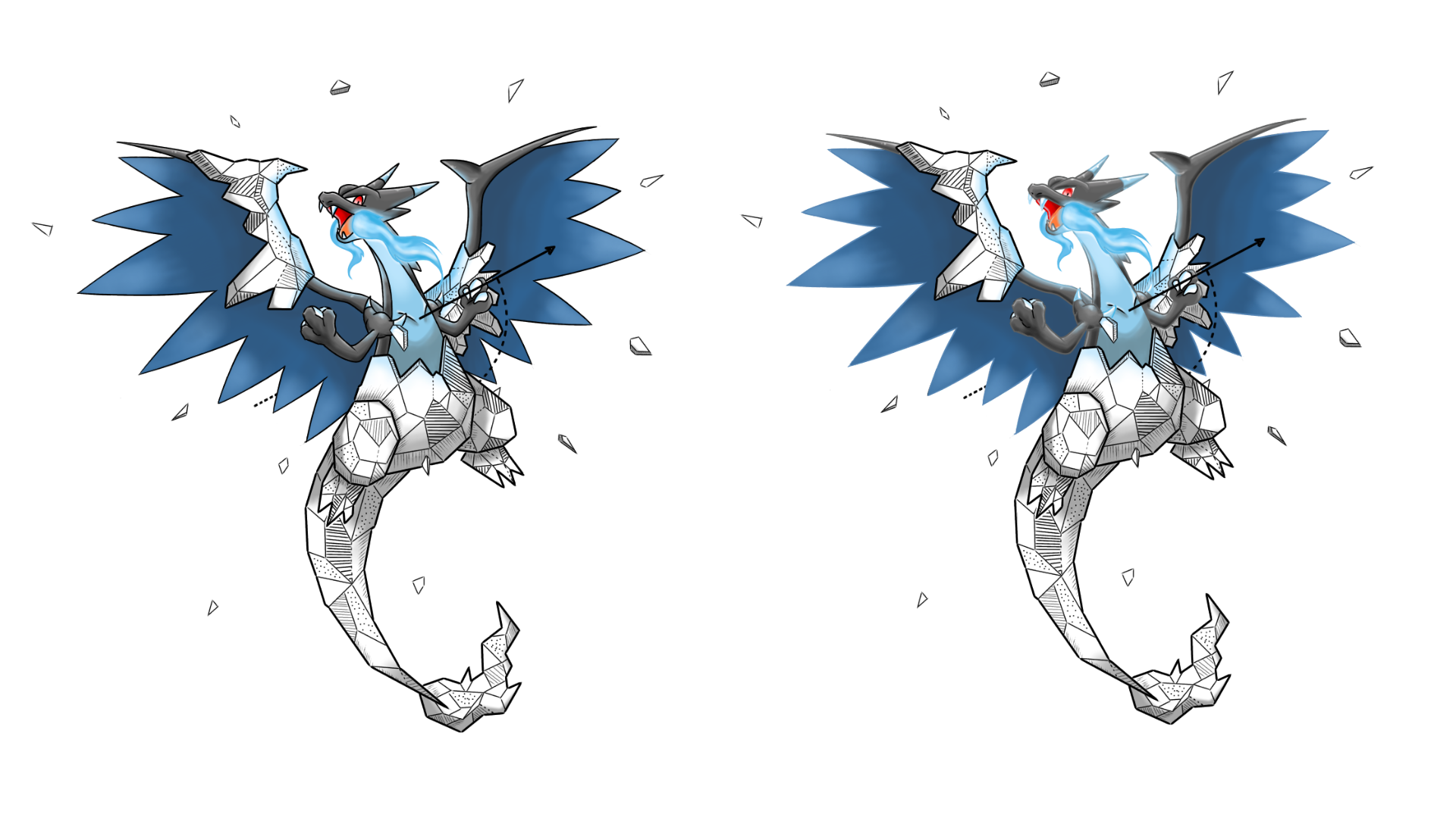 Shiny Mega Charizard Y by EdogawaDore on DeviantArt