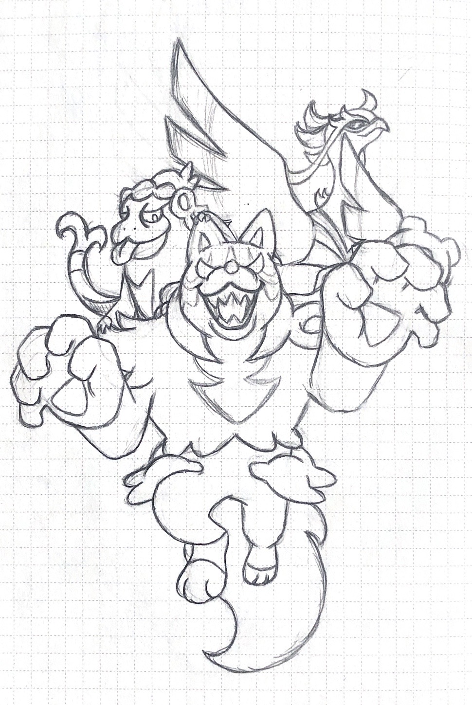 Okidogi, Munkidori, Fezandipiti by EdogawaDore on DeviantArt