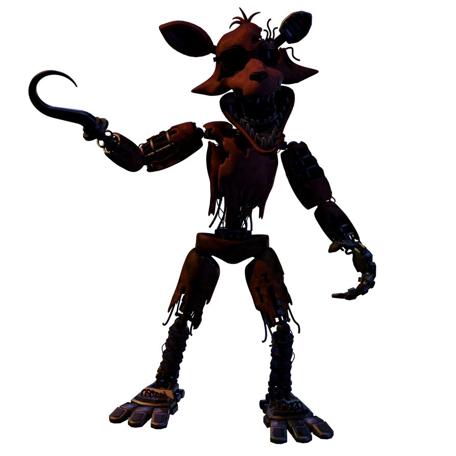 Withered Foxy Render by FIREBEAR101 on DeviantArt