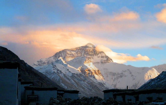 Everest sunset from Rhongbuk