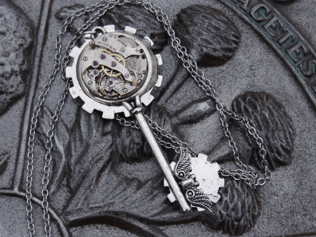 Steampunk Silver Dream Key