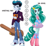 Equestria Girls OC's: Sea Jewel and Nightfall Fast