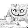 Cheshire cat inked-  Rurther