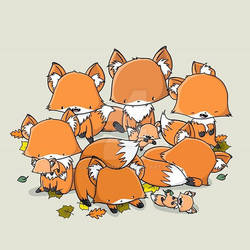 Kawaii Foxes