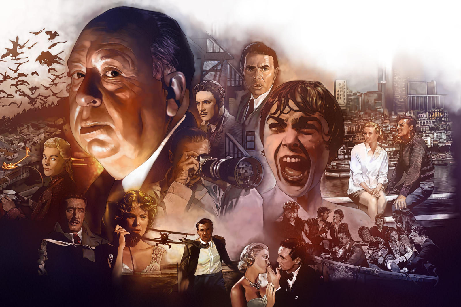 Films of Alfred Hitchcock by Chya Chyi, 2010