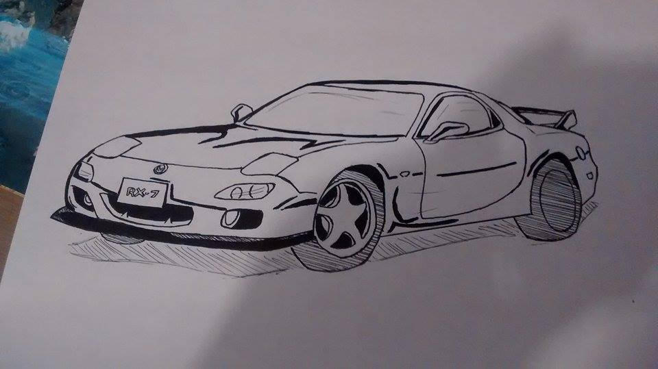 Cartoon Easy Rx7 Mazda Rx-7 by KendoTHeSaiyan on DeviantArt