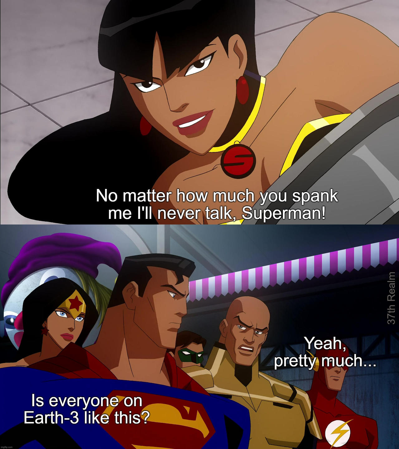 Meanwhile on Earth-3 by TheGodofCities1967 on DeviantArt