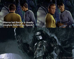 Kirk and Spock vs Predator