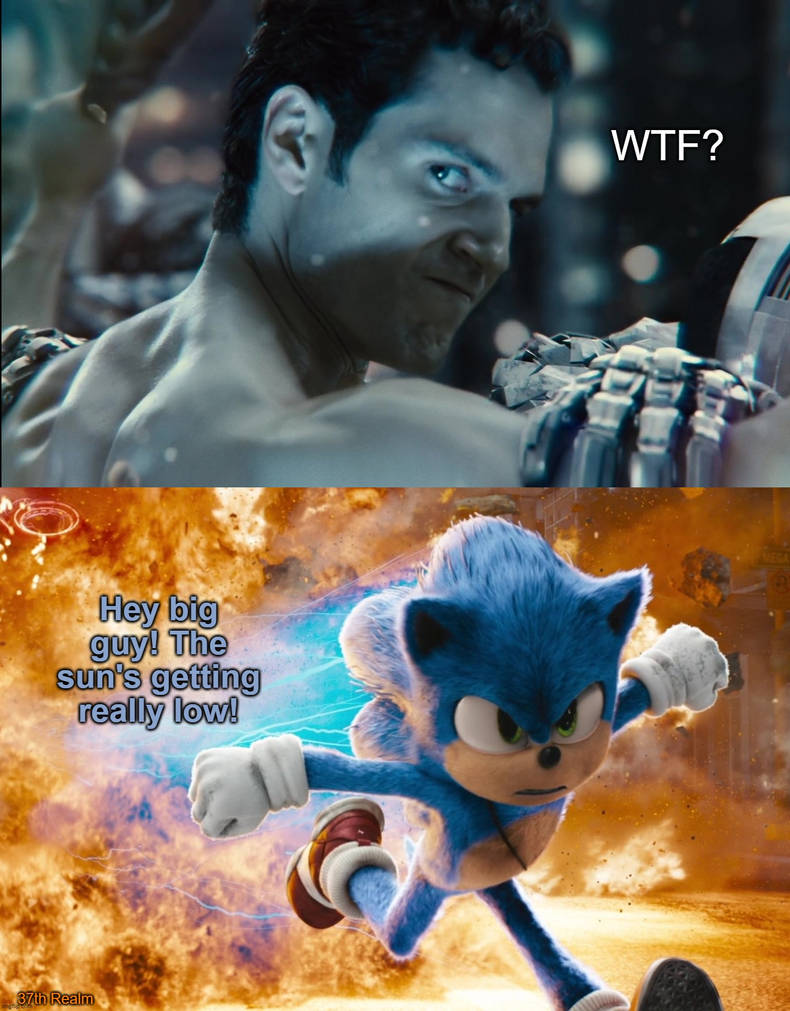 Superman vs Sonic