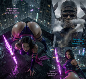 PSYLOCKE X GALACTUS