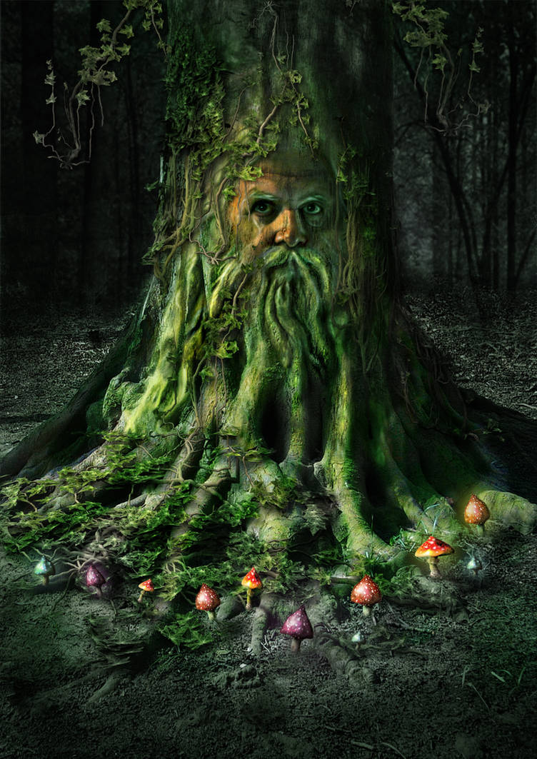 Заколдованное дерево. Зеленый Леший дух лесиный. Леший Лесной дух. Лесной царь Леший. Славянская мифология существа Леший.