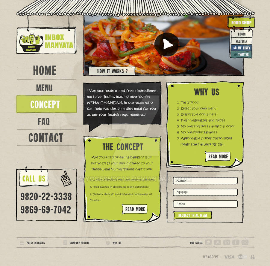 Inbox manyata Website Design by yogeshscas on DeviantArt