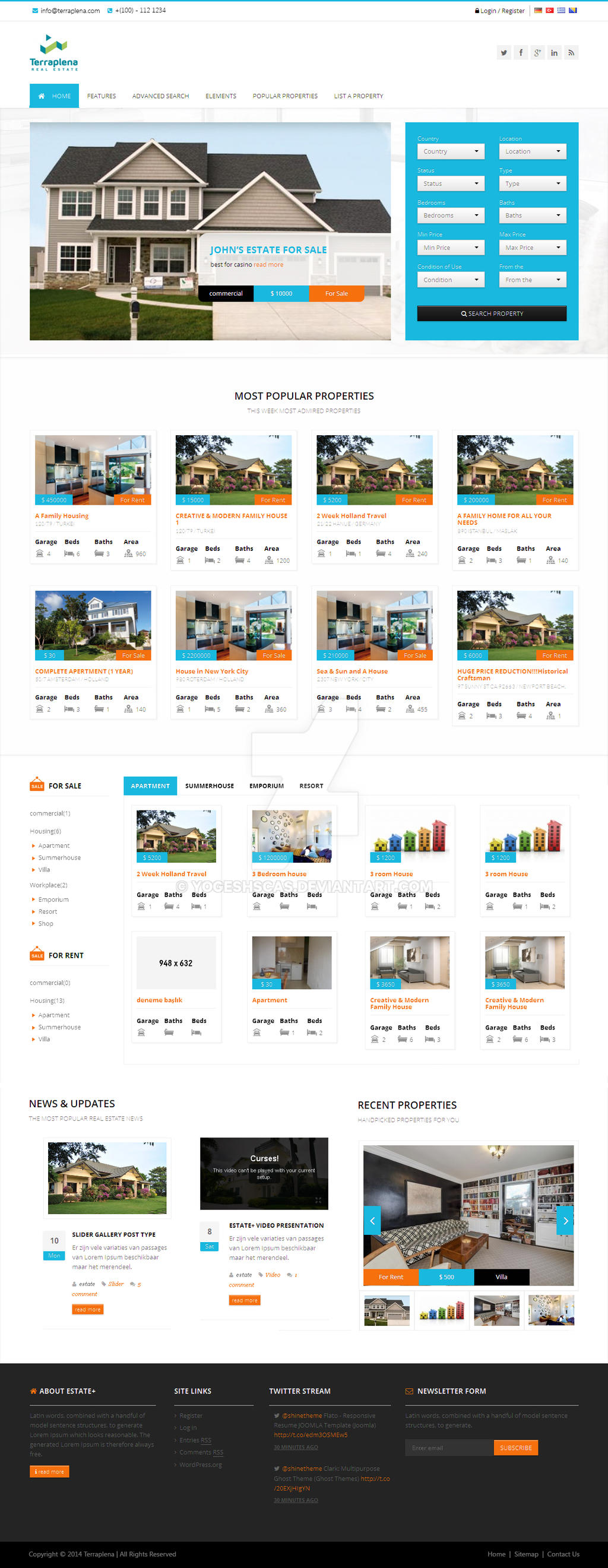 Real Estate Company Website