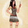 Mulan as a Gryffindor student