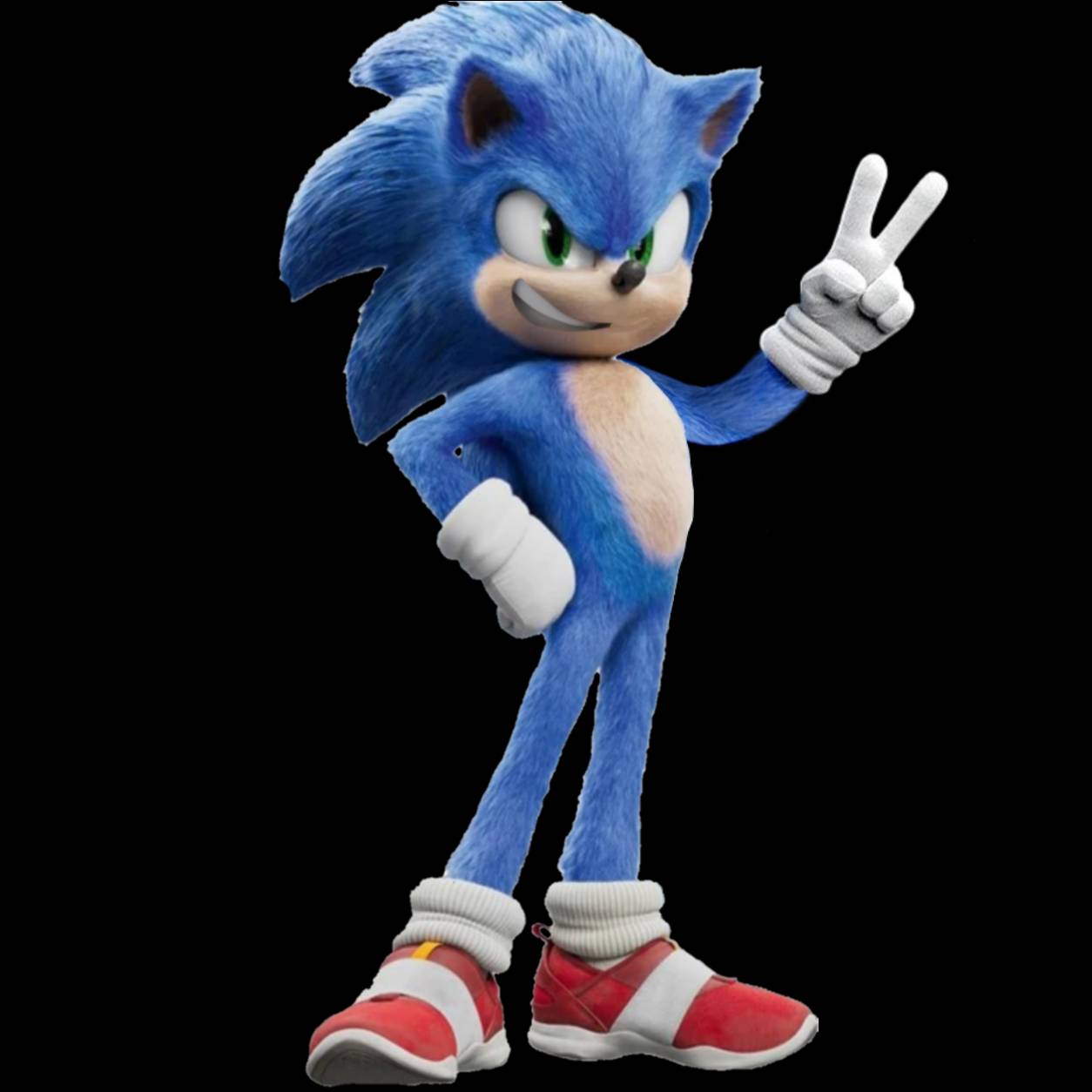 Sonic the Hedgehog (2020 Movie Render) by Krrwby on DeviantArt