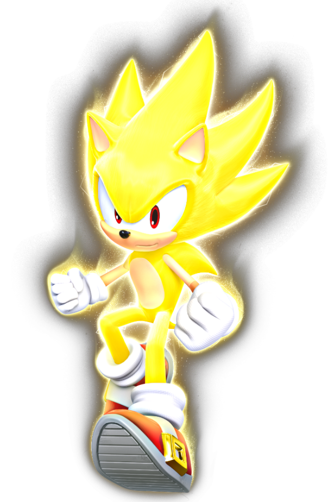 Super Sonic Render (Updated) by ShadicalTheHedgehog on DeviantArt