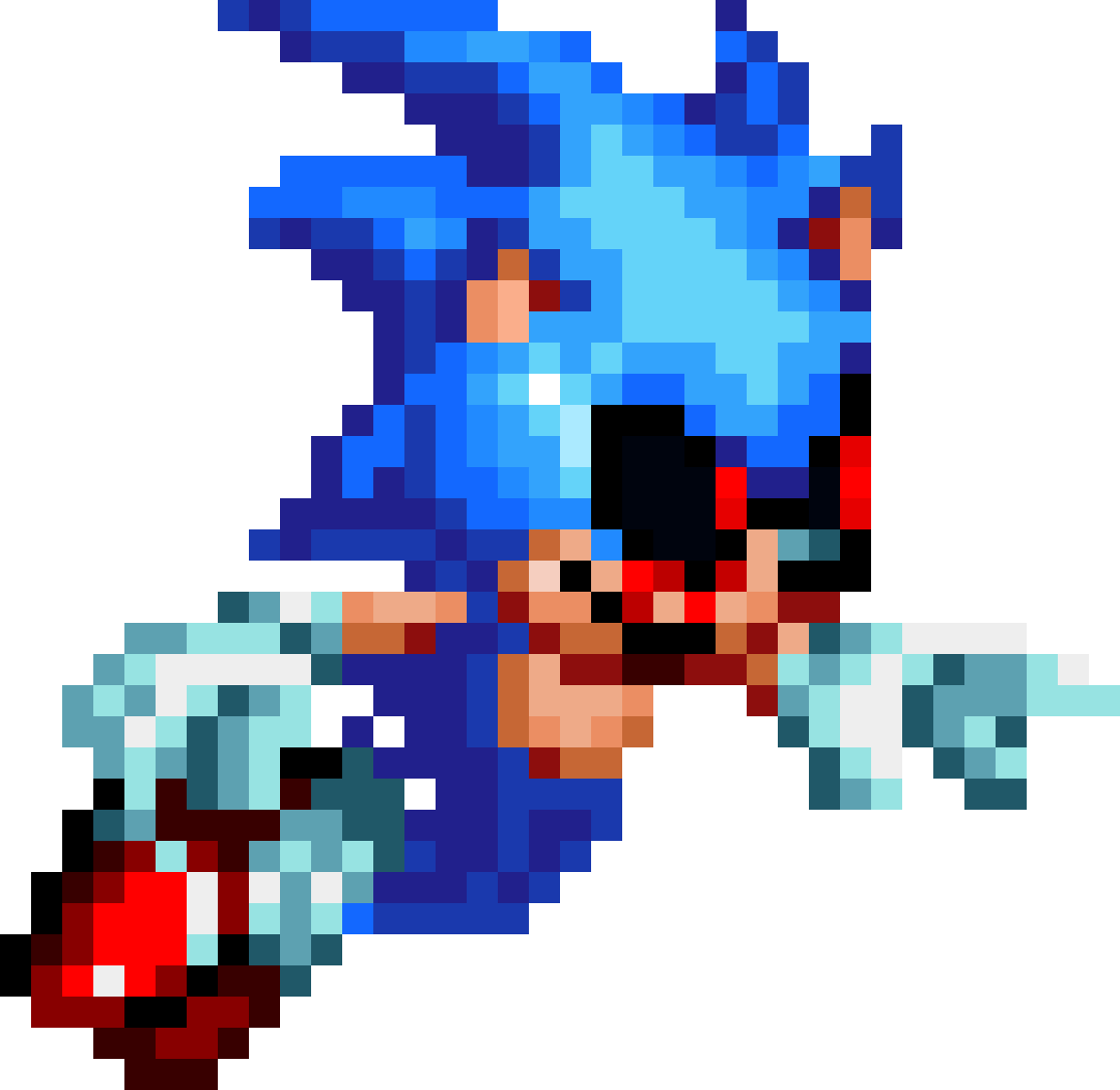 Sonic.EXE Maniafied Sprite 5 by ShadicalTheHedgehog on DeviantArt